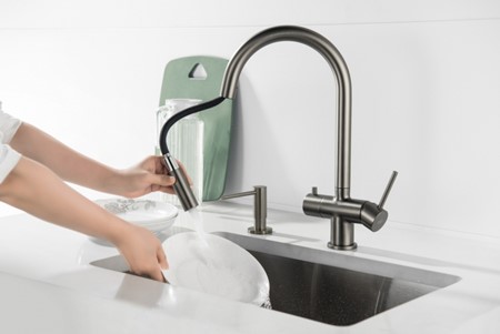 Bateria Trójdrożna Cyrus kolor grafit (Gun Metal)