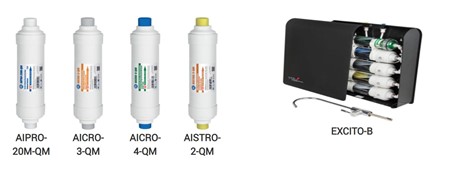 Zestaw wkładów do EXCITO-B Aquafilter AQUACITO-B