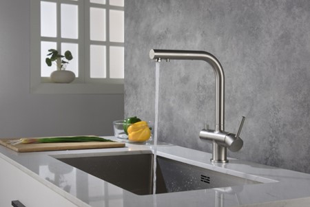 Bateria kuchenna Apala 4-way STAL  kran 4 drożny