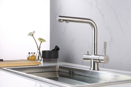 Bateria Trójdrożna Zara - Inox BLUE WATER