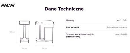 AQUAPHOR SYSTEM ODWRÓCONEJ OSMOZY RO-101S MORION