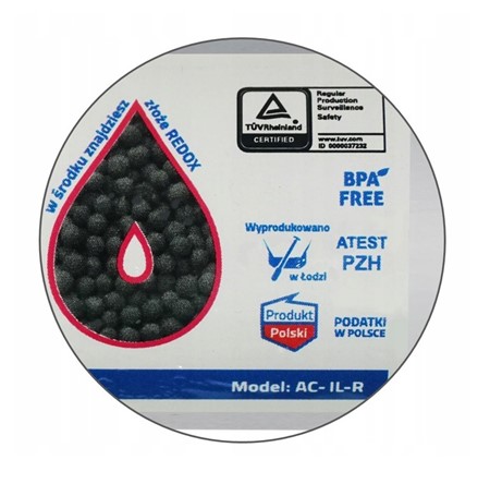 Wkład liniowy jonizujący 2" REDOX FITaqua AC-IL-R