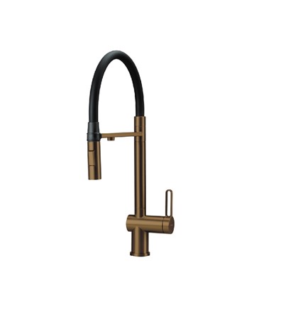 Kran trójdrożny Deante Magnetic BRĄZ szczotkowany