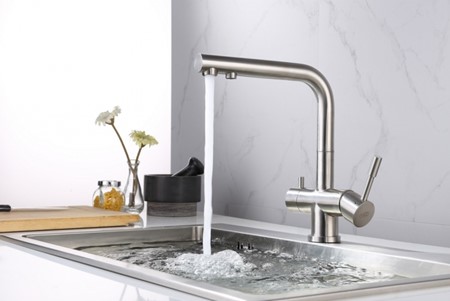 Bateria Trójdrożna Zara - Inox BLUE WATER