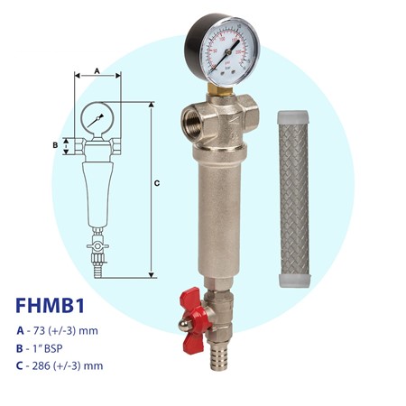 Filtr Spustowy Osadnikowy FHMB1 Aquafilter 1"