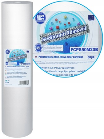 Wkład Polipropylenowy FCPS50M20B BIG BLUE 20/50mik