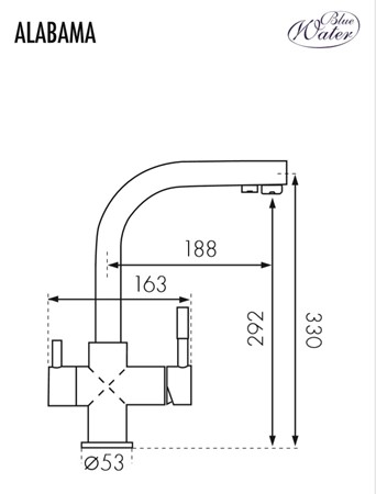 Bateria Trójdrożna Alabama 44 - czarny metalik