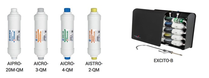 Zestaw wkładów do EXCITO-B Aquafilter AQUACITO-B