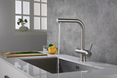 Bateria kuchenna Apala 4-way STAL  kran 4 drożny