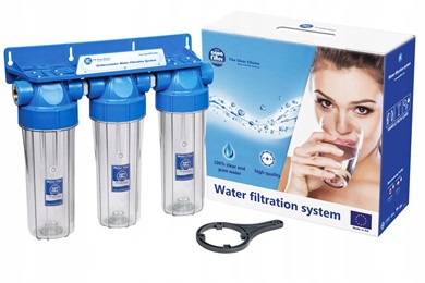 Korpus 3-Stopniowy FHPRCL12-B-TRIPLE Aquafilter