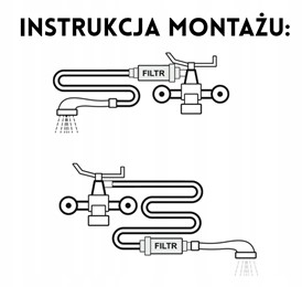 Filtr prysznicowy FITaqua czarny