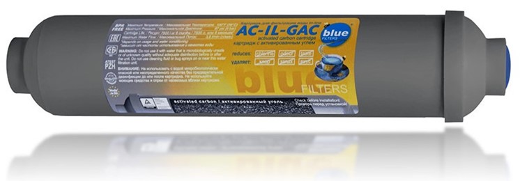 Wkład Liniowy  węglowy Bluefilters  AC-IL-GAC NL