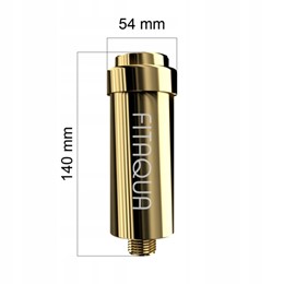 Filtr prysznicowy FITaqua złoty