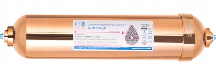 Wkład liniowy jonizujący 2,5" REDOX FITaqua złoty