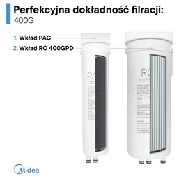 Midea 400GPD Bezbiornikowy filtr Odwróconej Osmozy