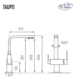Bateria Trójdrożna Taupo - 44 (czarny metalic)