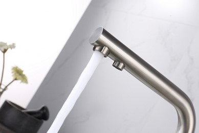 Bateria Trójdrożna Zara - Inox BLUE WATER